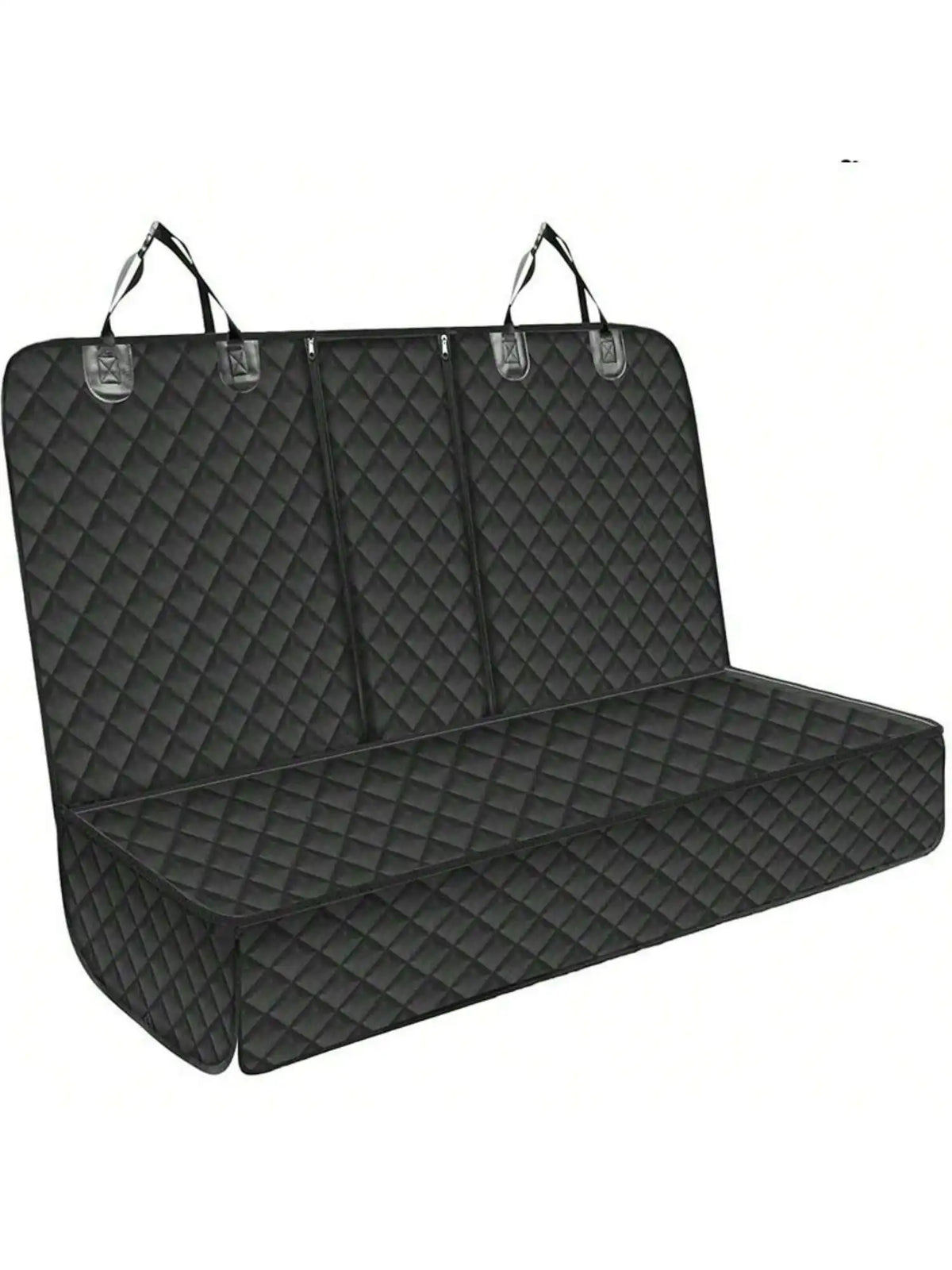 Hunde-Autoschondecke ausgebreitet, gesteppt, mit Kopfstützengurten und Frontklappe
