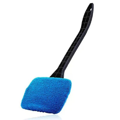 Scheiben-Innenreiniger mit blauem Mikrofaserbezug